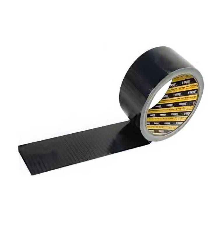 Deli Ruban adhésif Noir étanche de 20 m, ruban en aluminium, ruban isolant